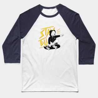 Duck Skate Till Die Baseball T-Shirt